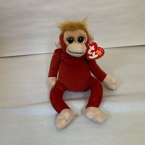 Ty Beanie Baby Sweetheart the Orangutang